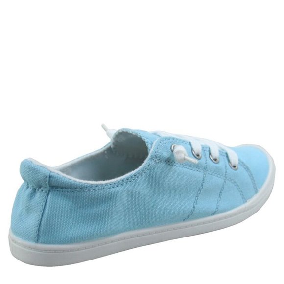 NEW Women's Causal Slip On Lace Up Look Conform Sneaker Shoes - Picture 3 of 16